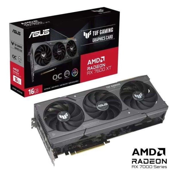ASUS Radeon RX 7600 XT 16GB TUF Gaming OC Edition videokártya
(TUF-RX7600XT-O16G-GAMING) (TUF-RX7600XT-O16G-GAMING)