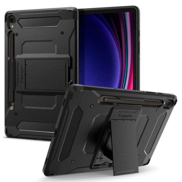 Tok Samsung Galaxy Tab S9 készülékhez - Spigen Tough Armor Pro - Fekete