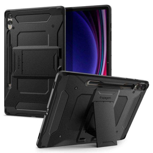 Tok Samsung Galaxy Tab S9 Plus készülékhez - Spigen Tough Armor Pro - Fekete