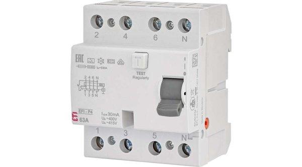 ETI Fi relé áramvédő 4p 63A/ 30mA  2062544 / 2061513