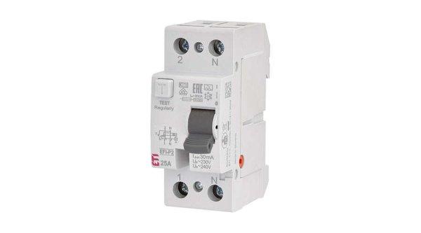 ETI 2P Fi-relé 25A 30mA A osztály áram-védőkapcsoló 2061111