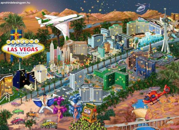3D fa puzzle, Welcome to Las Vegas 505 darab