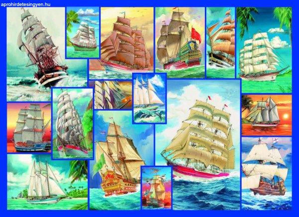 3D fa puzzle, Floating Ships 505 darab