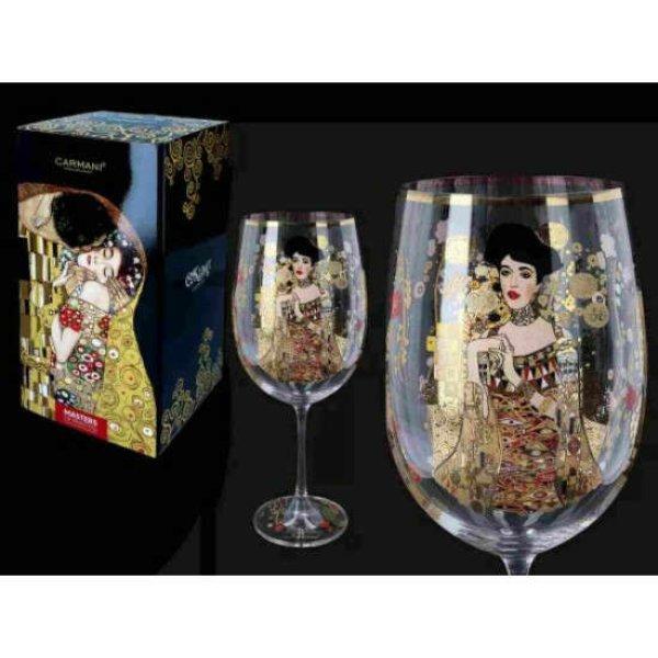 H.C.841-3505 Talpas üvegpohár 640ml,Klimt:Adele