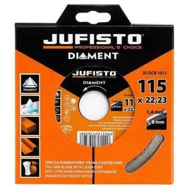 Jufisto Vékony folytonos gyémánt tárcsa, 115x1,4 mm, Jufisto