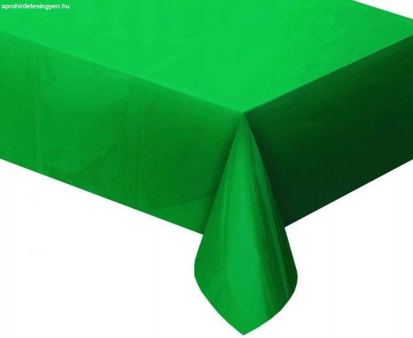 Asztalterítő metál zöld fólia 137x183 cm
