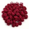 Superduo cseh prselt ktlyuk gyngy - 2.5x5mm - Matt Velve