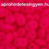 Superduo cseh prselt ktlyuk gyngy - 2.5x5mm - Matt Silk 
