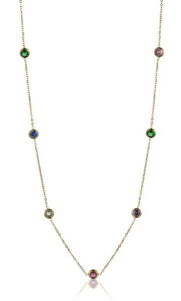 Emily Westwood Aranyozott nyaklánc színes kristályokkal Phoebe
EWN23095G