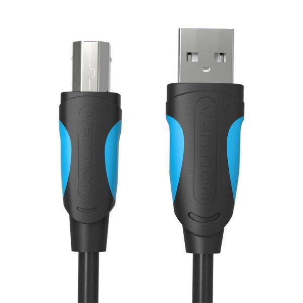 USB-A 2.0 – USB-B nyomtatókábel Szellőzőnyílás VAS-A16-B200 2 m (fekete)