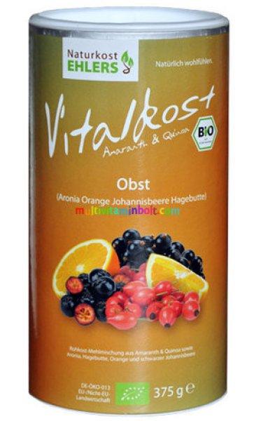 Bio Gyümölcs por 375 g, quinoa, narancs, ribizli, berkenye, amarant - Ehlers
Vitalkost