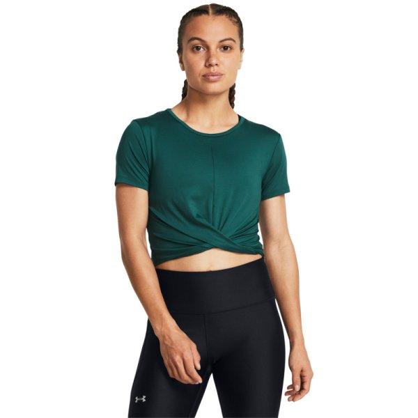 UNDER ARMOUR-Motion Crossover Crop SS-BLU