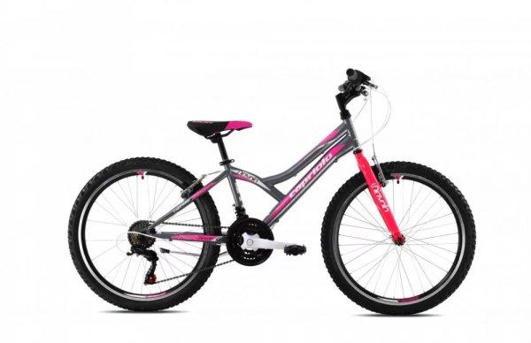Capriolo Diavolo 400 24" férfi MTB kerékpár Grafit-Pink 2020