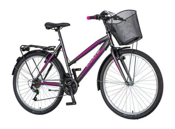 Explorer Lady 26 Női MTB kerékpár Grafit-Rózsaszín V-fék
FELSZERELT(Hosszabb szállítás)