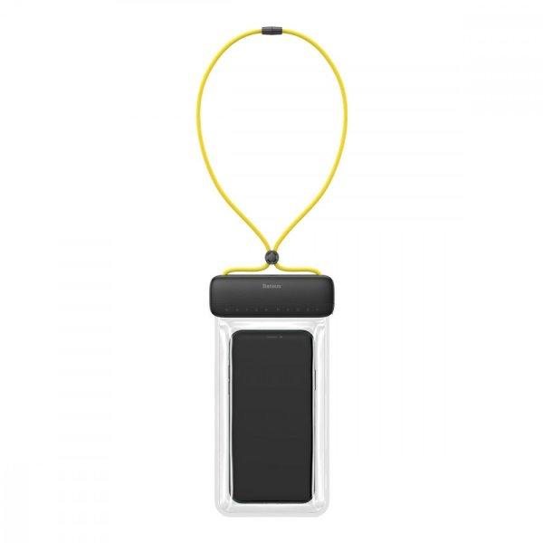 Baseus Lets Go univerzális vízálló tok okostelefonokhoz (fekete és sárga)
