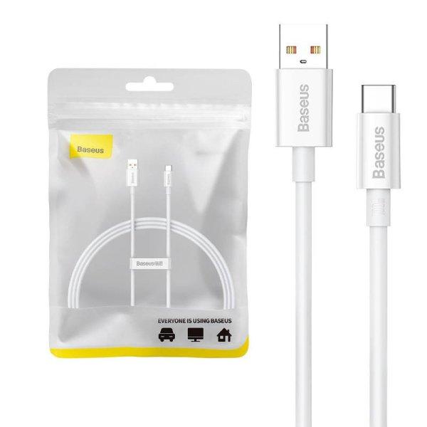 Baseus Superior 100 W USB-USB-C kábel 1 m (fehér)