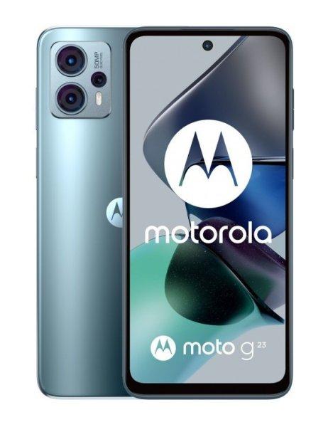 Motorola Moto G23 8/128 GB Dual SIM kártyafüggetlen érintős mobiltelefon,
kék (Steel Blue)