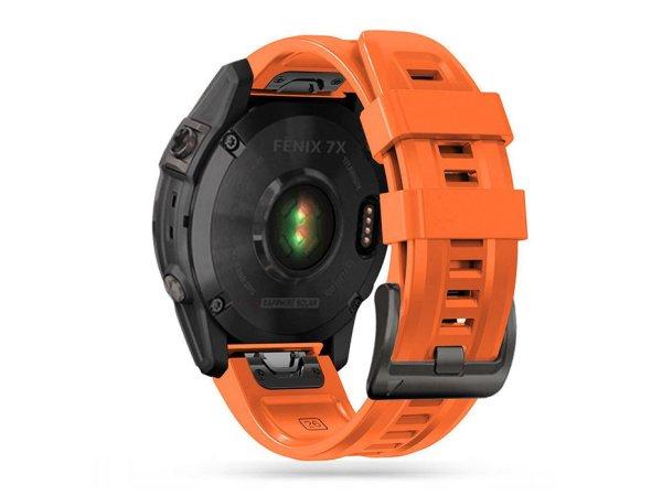 Garmin Fenix 3 / 5X / 3HR / 5X Plus / 6X / 6X Pro / 7X szilikon sport óraszíj
- Tech-Protect IconBand - narancs