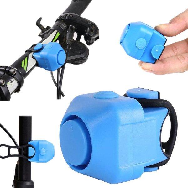 Elektromos bicikli csengő, kürt, sziréna, extra hangos 130 decibel (db) ,
kék