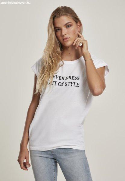 Mr. Tee Ladies Never Out Of Style Tee white