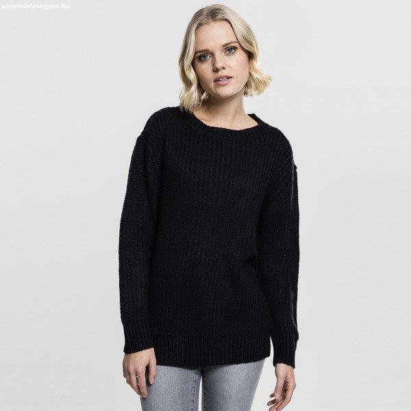 Urban Classics Ladies Basic Crew Sweater black