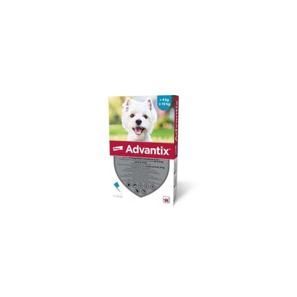 Advantix Spot On 1x1 ml kullancs és bolha elleni csepp 4-10 kg közti
kutyáknak