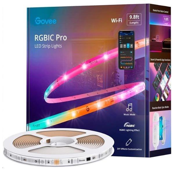 Govee WiFi RGBIC Smart PRO LED szalag 3 m - extra tartós