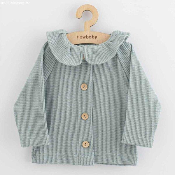 Baba kabátka gombokkal New Baby Laura Luxury clothing szürke