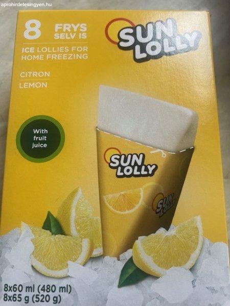 Sunlolly glutén- és laktózmentes jégkrém citrom 8x60ml 480 ml