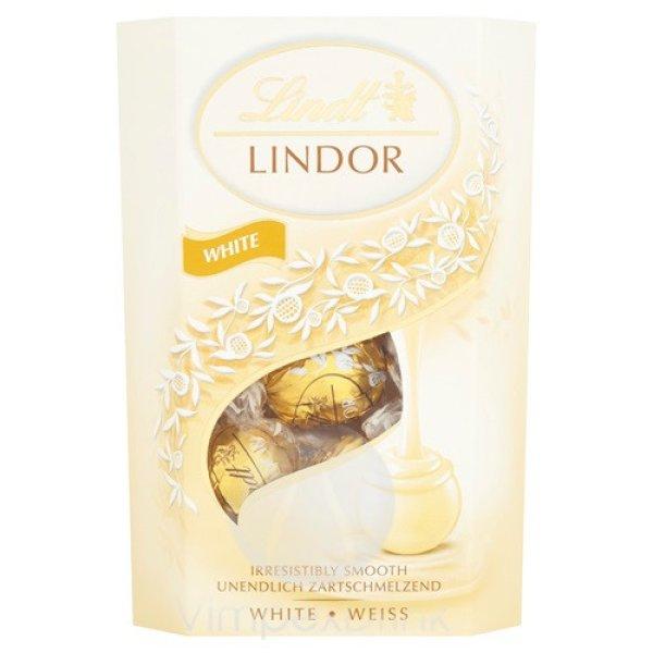 Lindt Lindor White tejcsok.golyók díszdob.200g/8/