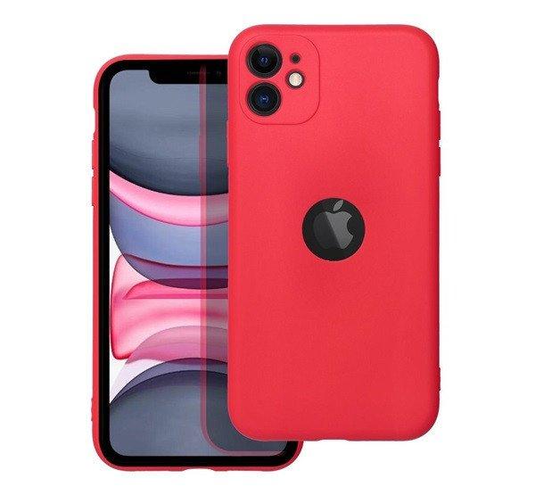 Forcell Soft szilikon hátlap tok Apple iPhone 11, piros