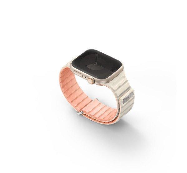 Uniq Revix Evo mágneses Apple Watch szíj, 49/45/44/42MM, rózsaszín