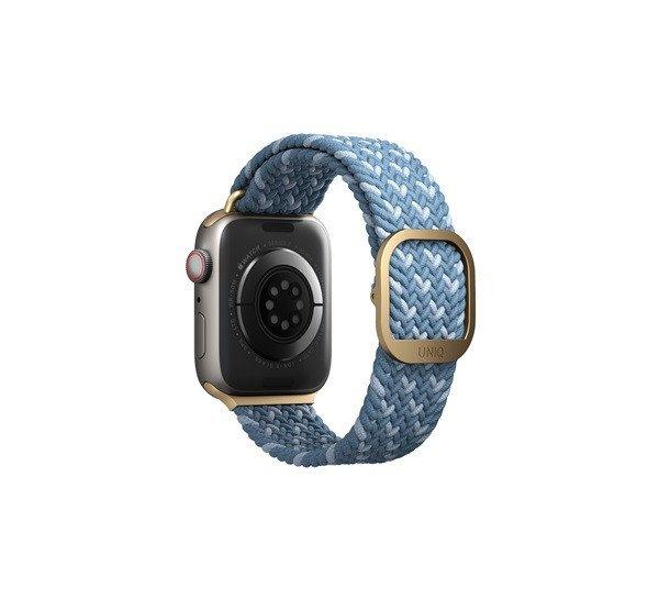 Uniq Aspen Designer Edition fonott szíj Apple Watch 38/40/41mm, kék