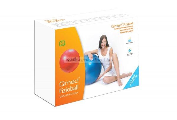 QMED Gimnasztikai Labda (Fizioball - Fitness ) (55cm) piros