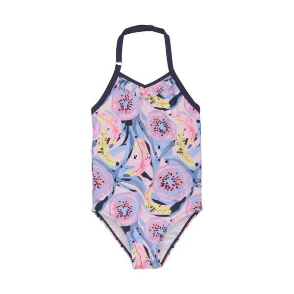 COLOR KIDS-Swimsuit, AOP, cherry blossom Rózsaszín 140