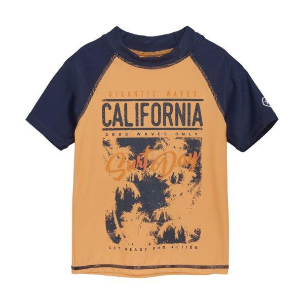 COLOR KIDS-T-shirt W. Print, tangerine Narancssárga 104