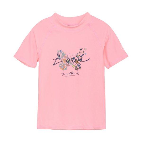 COLOR KIDS-T-shirt W. Print, salmon rose Rózsaszín 104