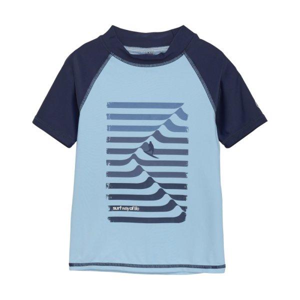 COLOR KIDS-T-shirt W Print, cerulean Kék 104