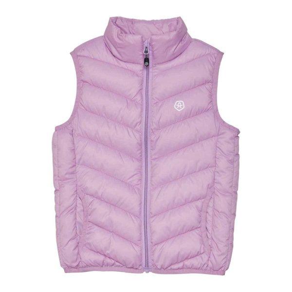 COLOR KIDS-Waistcoat Quilted - Packable, violet tulle Lila 164