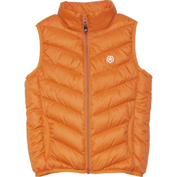 COLOR KIDS-Waistcoat Quilted - Packable, orange Narancssárga 164