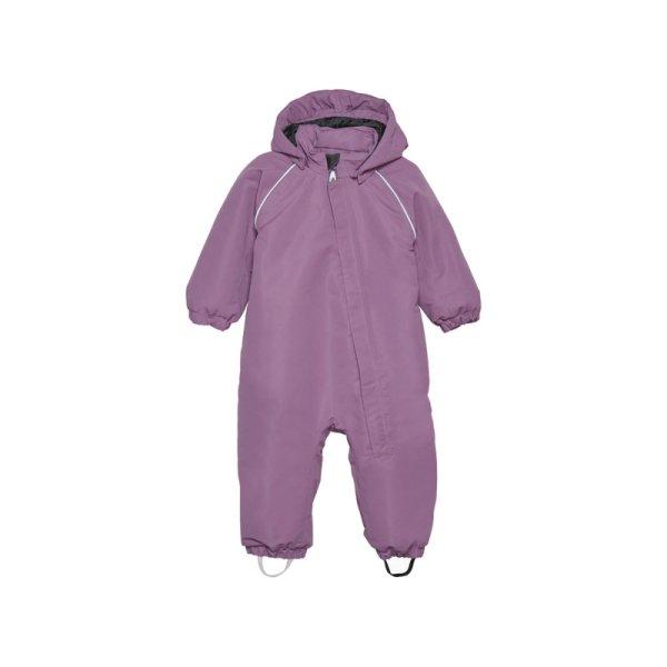 COLOR KIDS-Coverall - Solid, argyle purple Lila 104