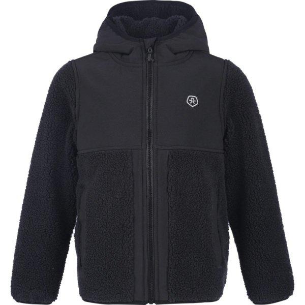COLOR KIDS-Teddy fleece jacket, phantom Szürke 152