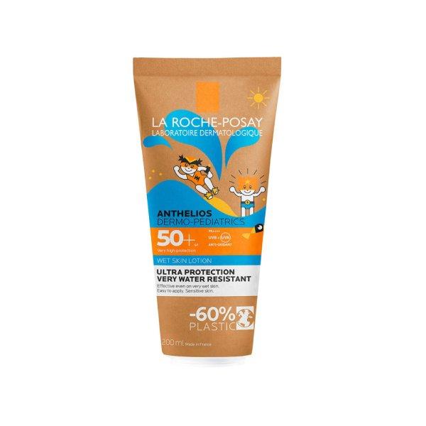 La Roche Posay Gyermek fényvédő tej nedves bőrre SPF 50
Anthelios (Dermo-Pediatrics Wet Skin Lotion) 200 ml