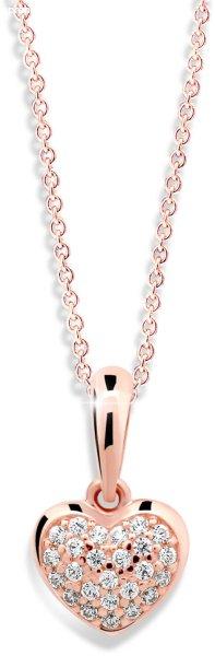 Cutie Jewellery Szív alakú rózsaszín arany medál
Z6295-2383-40-10-X-4