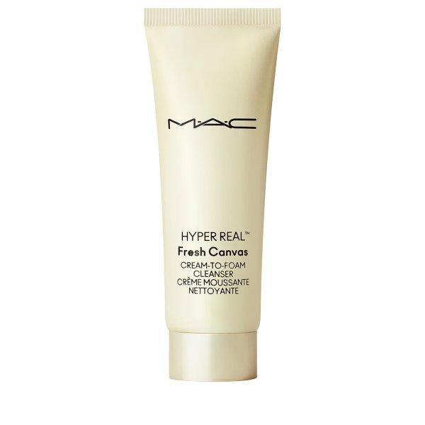 MAC Cosmetics Tisztító krémes hab Hyper Real Fresh Canvas (Cream
To Foam Cleanser) 30 ml