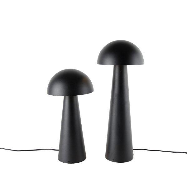 Set van 2 smart buiten vloerlampen zwart 50 cm en 65 cm - Mushroom