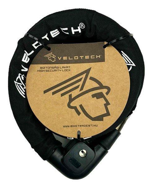 Velotech 22x1500mm görgős kerékpár lakat fekete