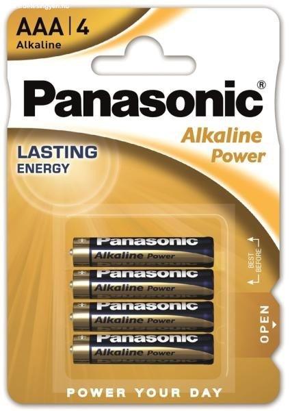 Panasonic Alkaline Power AAA mikro 1.5V alkáli/tartós elemcsomag LR03APB-4BP