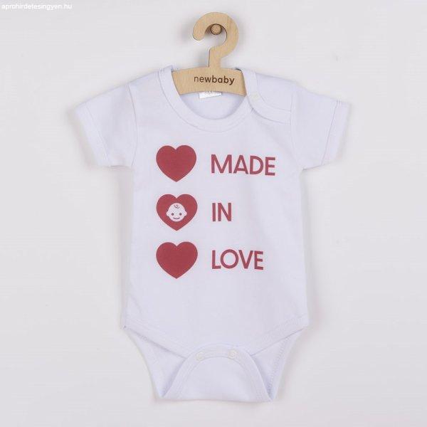 Body nyomtatással New Baby MADE IN LOVE