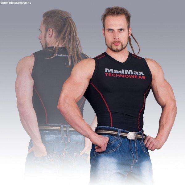 MADMAX Compression Sleveless Top Red Ujjatlan Felső XL